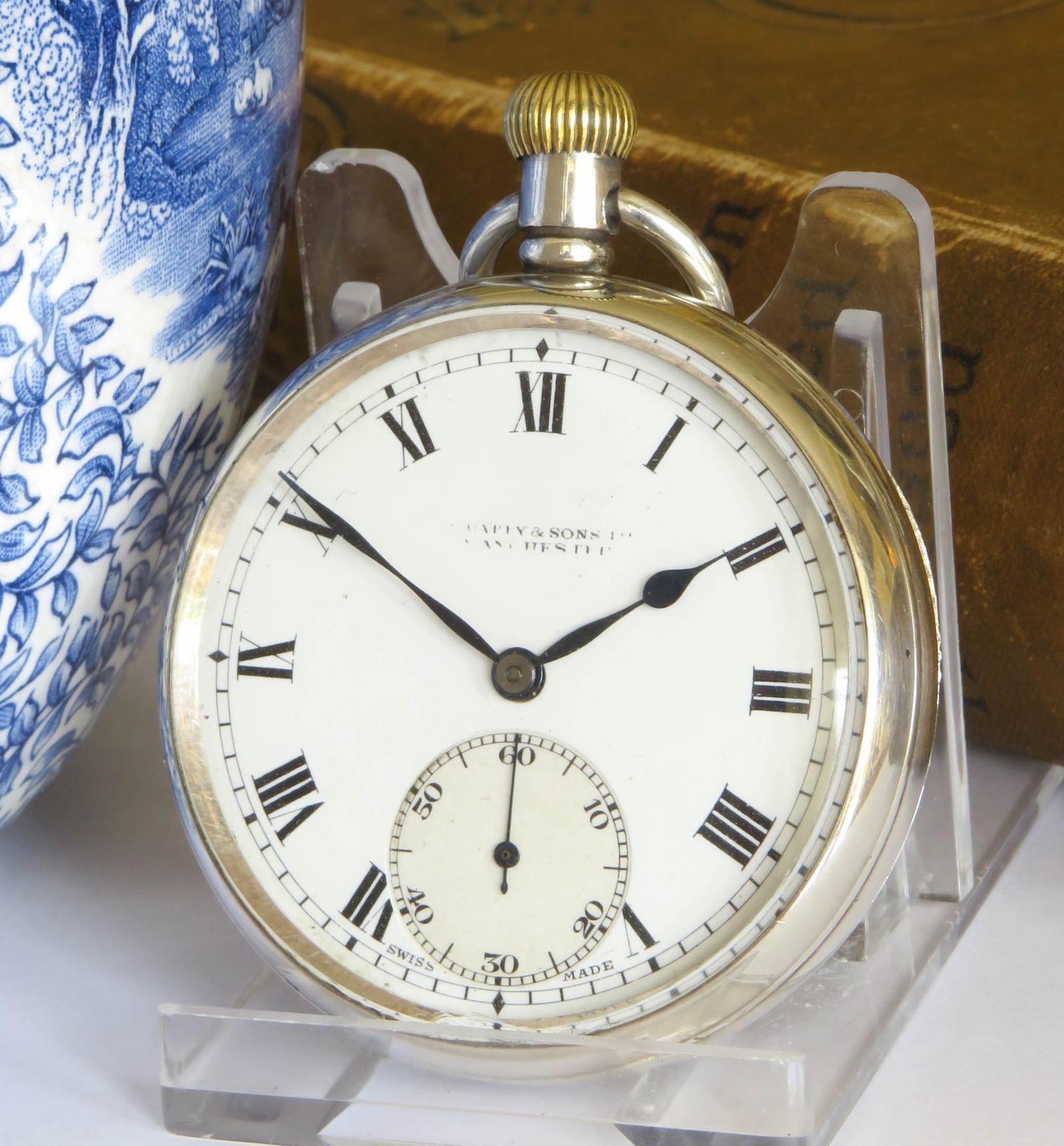 Pocket Watch: Vertex Silver Pocket Watch 1930 (1 of 5) Pocket Watch: Vertex Silver Pocket Watch 1930 (1 of 5)