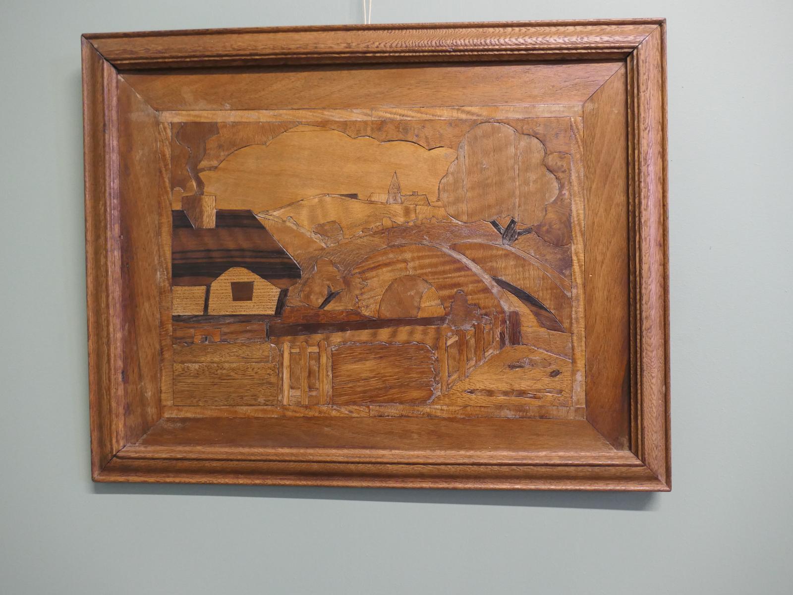 Early 20th Century Marquetry Picture (1 of 7) Early 20th Century Marquetry Picture (1 of 7)