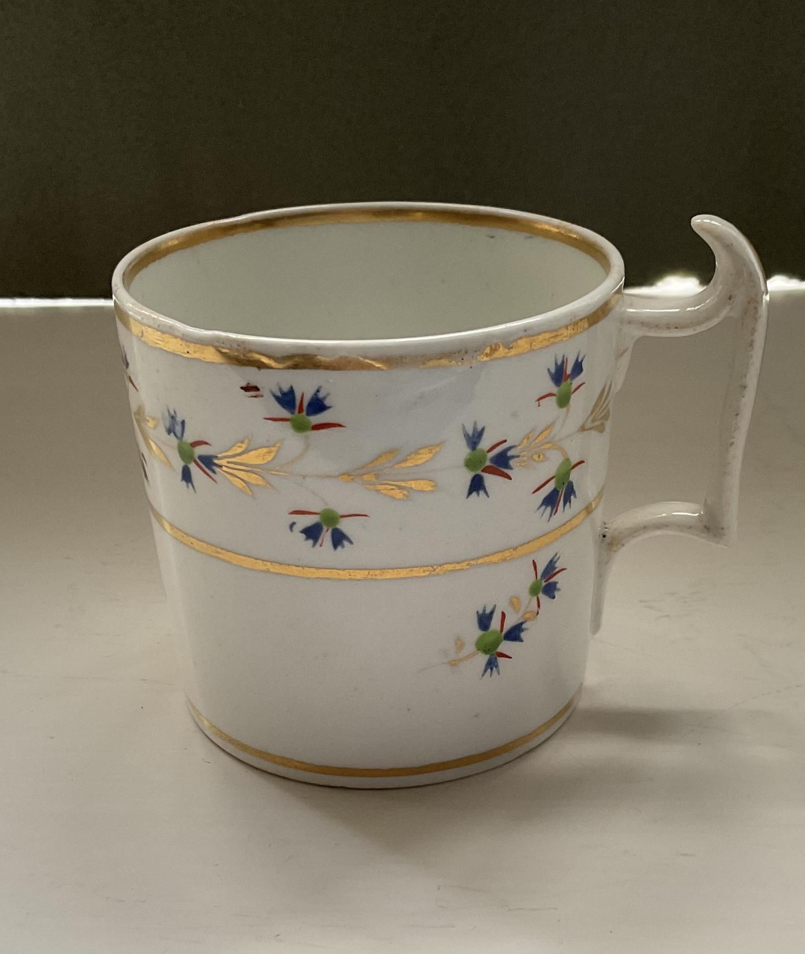 Early 19th Century Derby Porcelain Coffee Can (1 of 3)