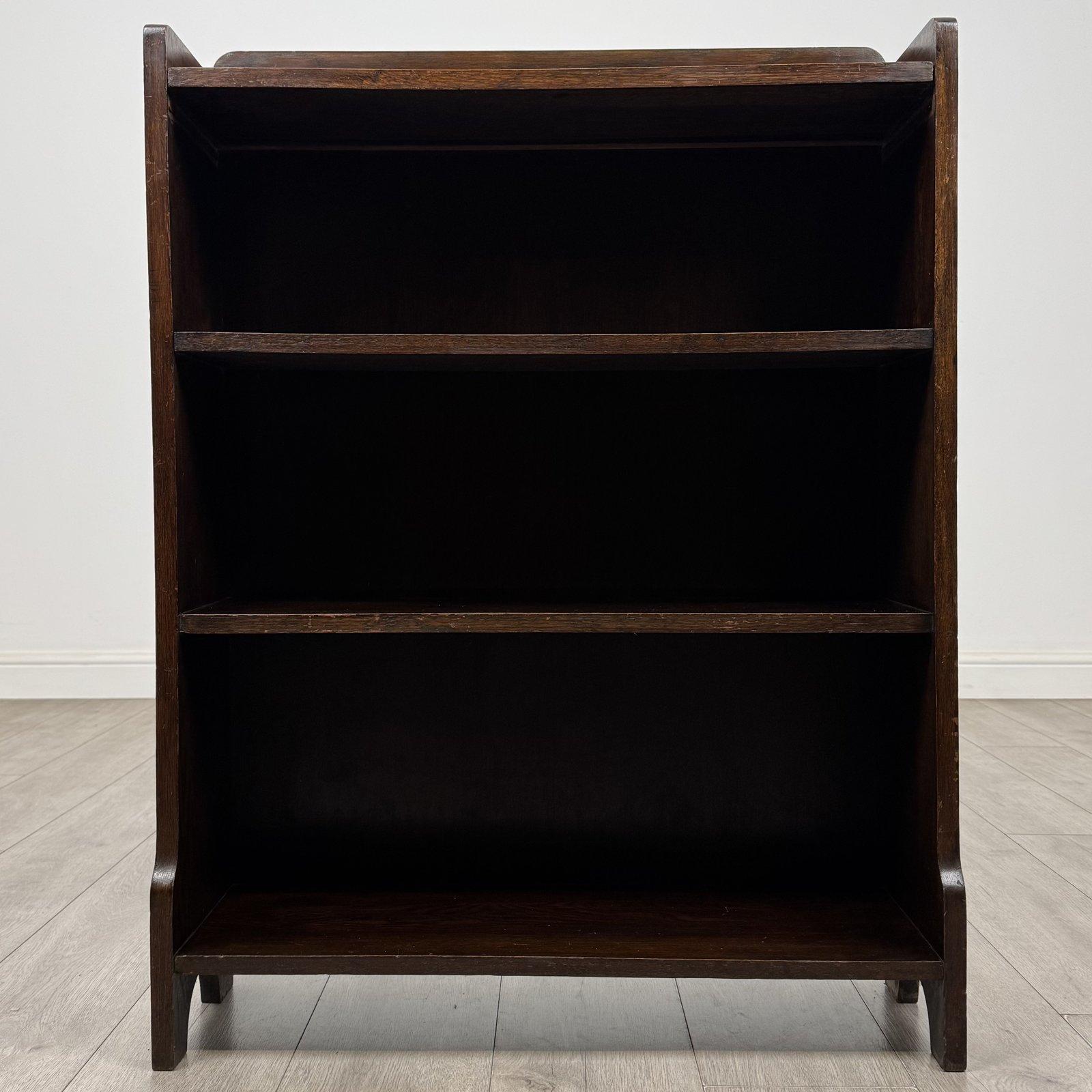 Antique Edwardian Oak Open Bookcase | Two Shelves | AF-6508 (1 of 10) Antique Edwardian Oak Open Bookcase | Two Shelves | AF-6508 (1 of 10)
