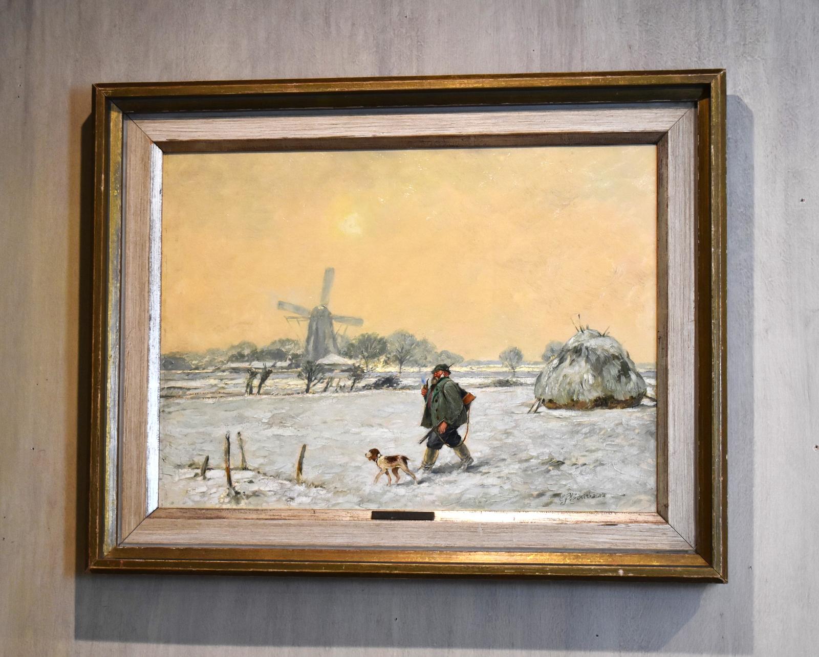 The Old Forester Oil Painting by Carl Pluckebaum 1880-1952 (1 of 8) The Old Forester Oil Painting by Carl Pluckebaum 1880-1952 (1 of 8)