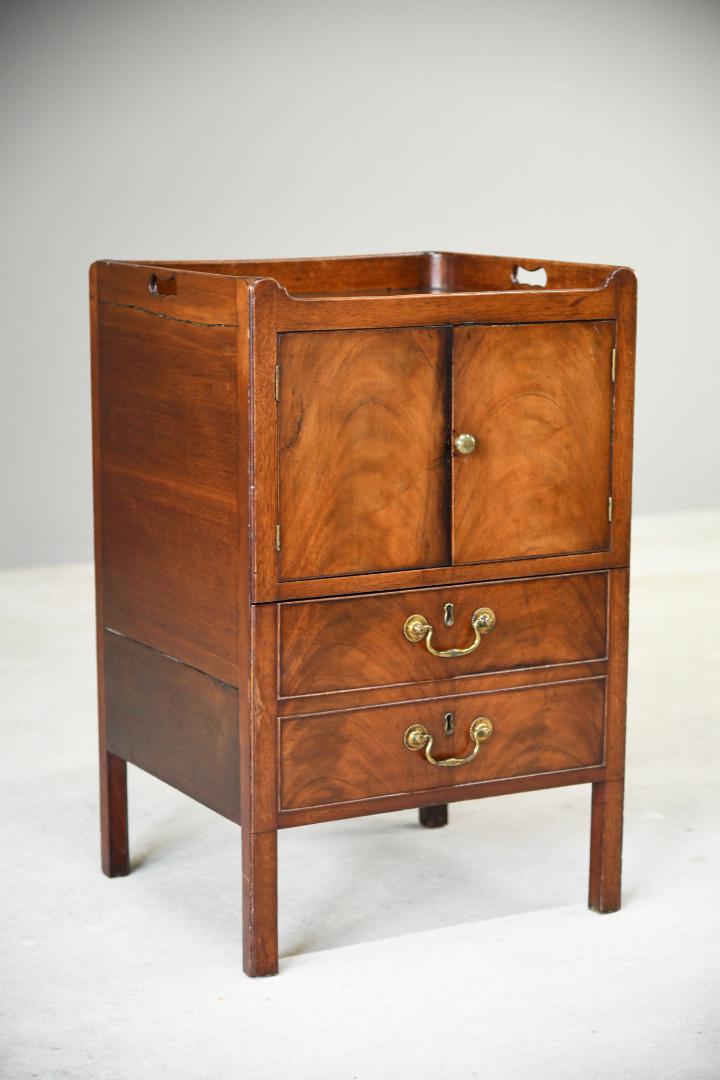 19th Century Mahogany Commode (1 of 12) 19th Century Mahogany Commode (1 of 12)