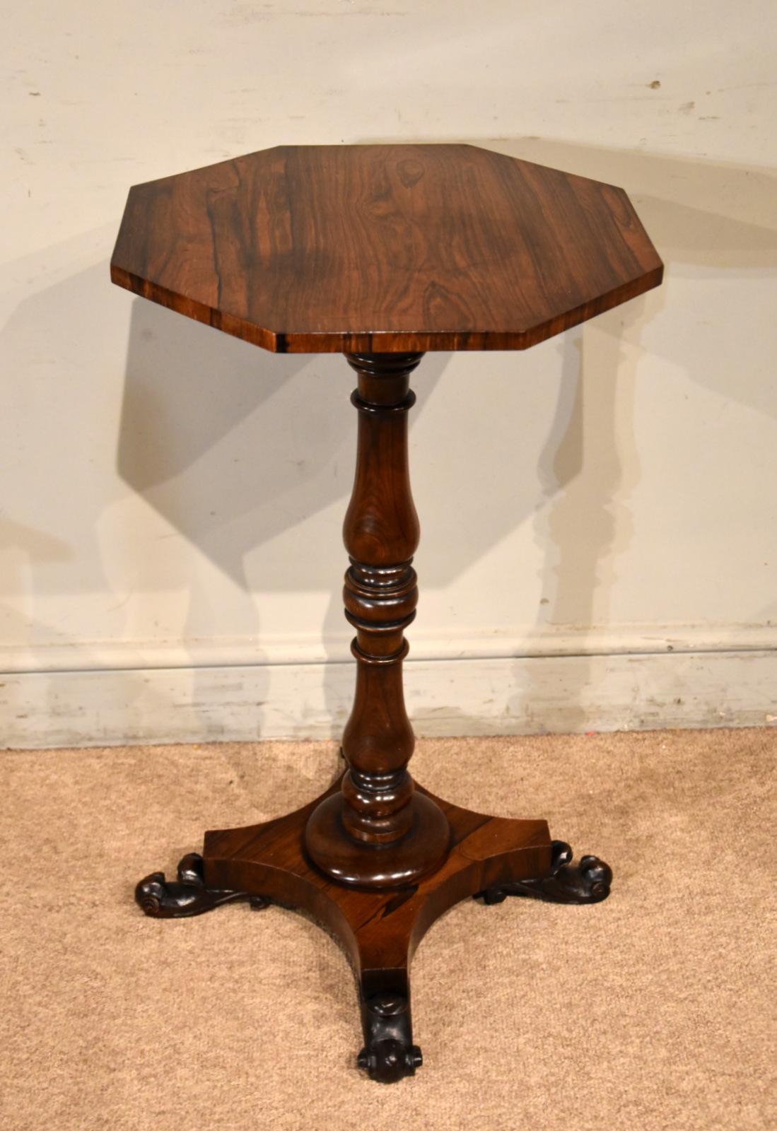 Regency Rosewood Lamp Table (1 of 5)