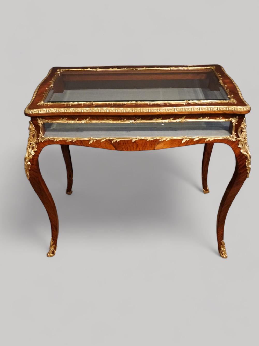 Large 19th Century Rosewood Curio Cabinet (1 of 16)