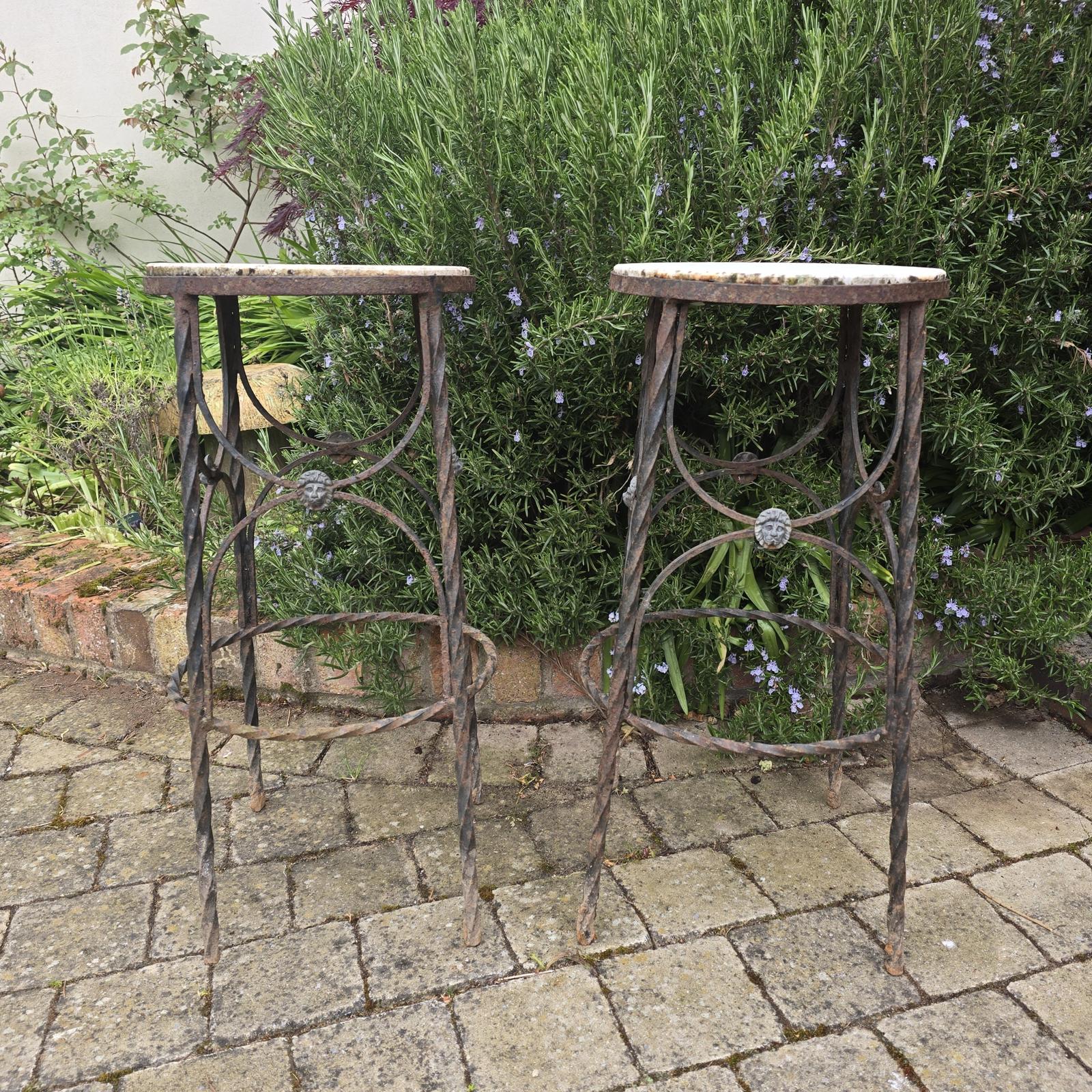 Pair of Antique Garden Conservatory Stands (1 of 10) Pair of Antique Garden Conservatory Stands (1 of 10)