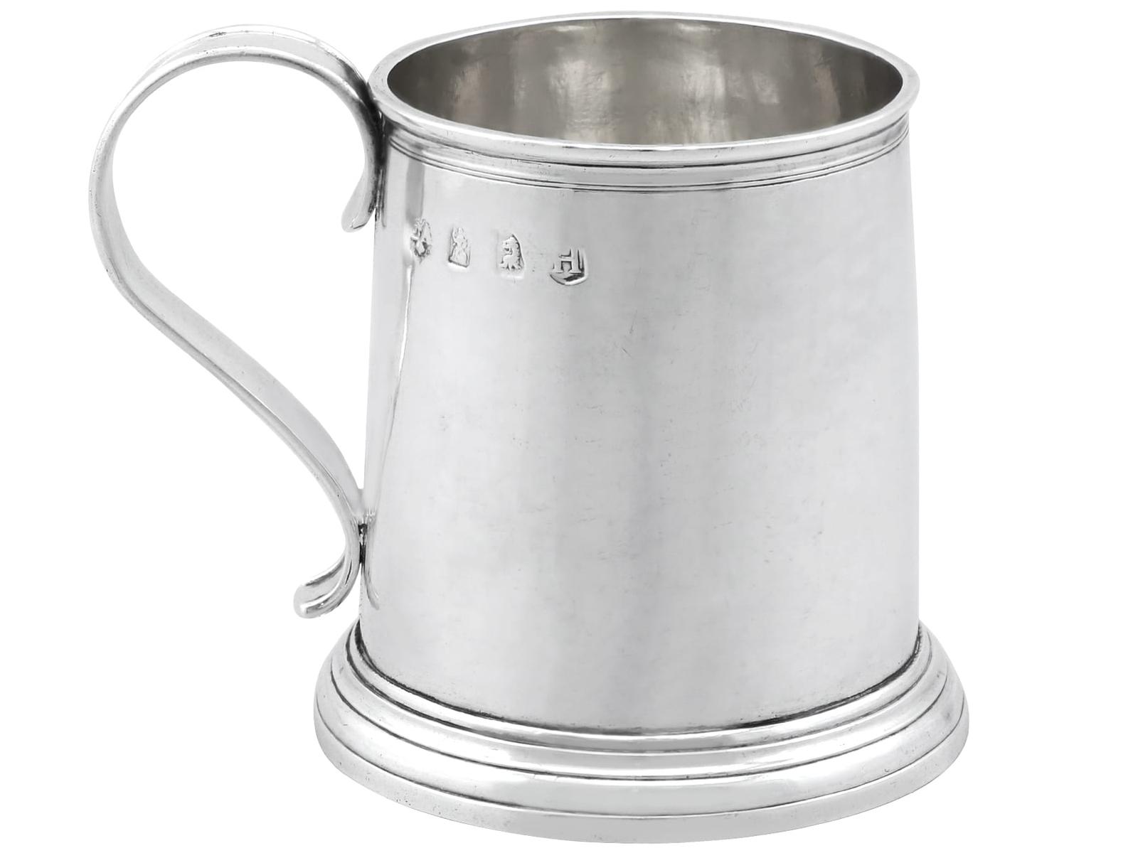 Antique Georgian Britannia Standard Silver Lady's Mug 1723 (1 of 11)