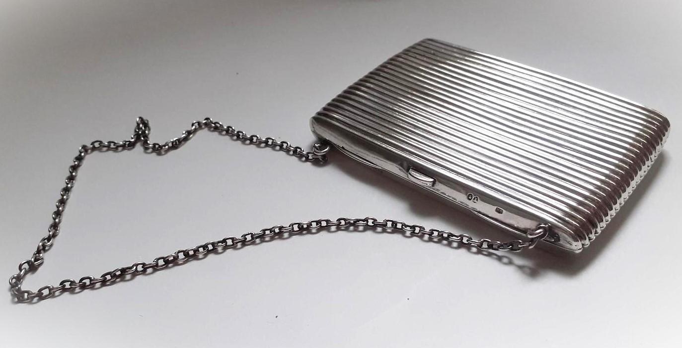 Fine Victorian Silver Card Case / Purse (1 of 9)