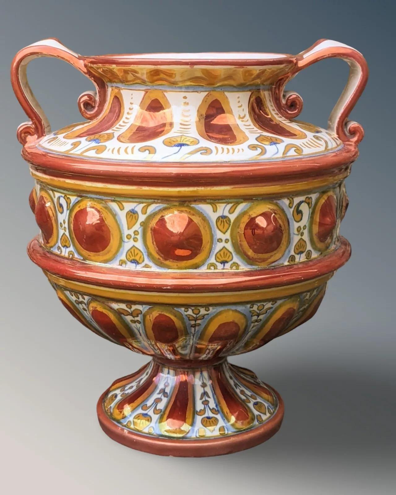 Antique Cantagalli Faience Vase (1 of 7) Antique Cantagalli Faience Vase (1 of 7)