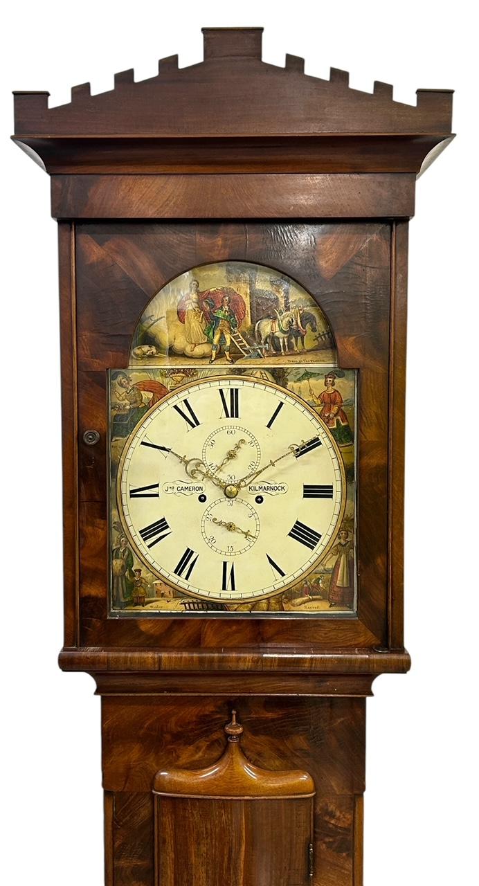 Fantastic Antique Scottish “Kilmarnok” Mahogany Case Longcase Clock ca.1830 (1 of 9)