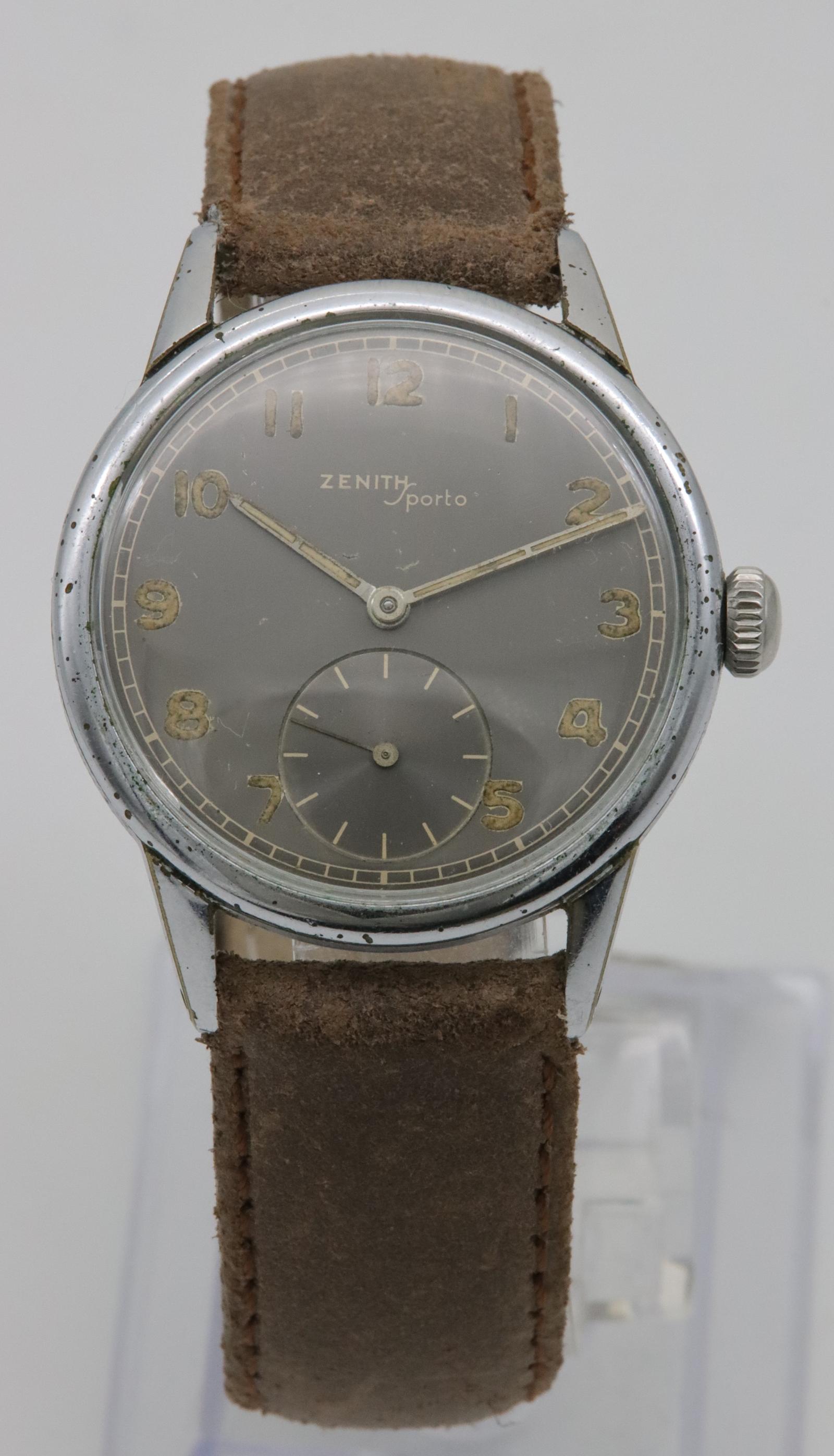 1950s Zenith Sporto Wristwatch (1 of 8) 1950s Zenith Sporto Wristwatch (1 of 8)