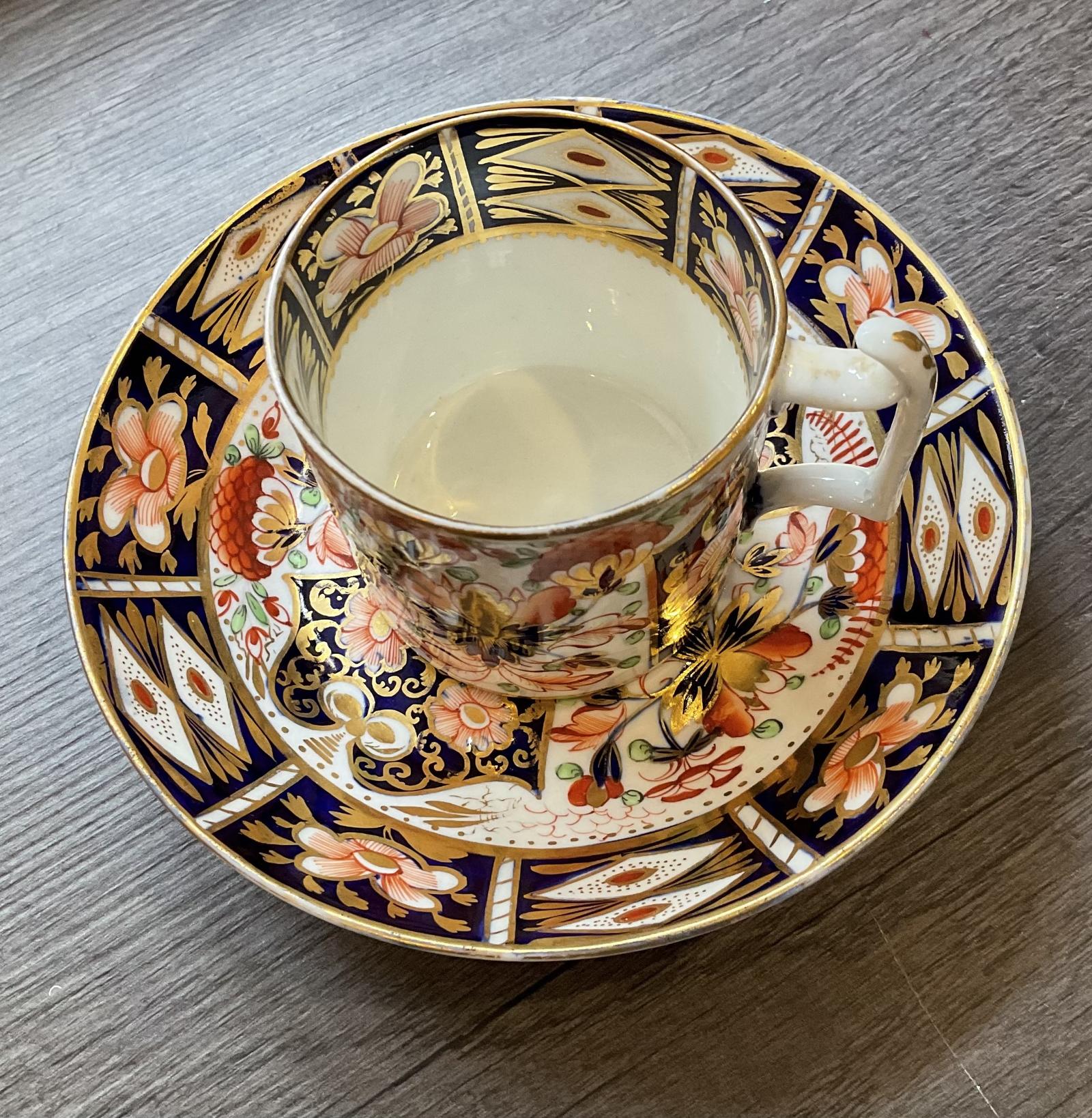 Early 19th Century Derby Coffee Can & Stand (1 of 3)