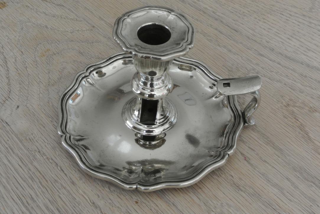 Early 19th Century Paktong Chamberstick (1 of 6)