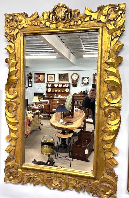 Elegantly Crafted French Baroque Style Gilt Wall Mirror (1 of 3)