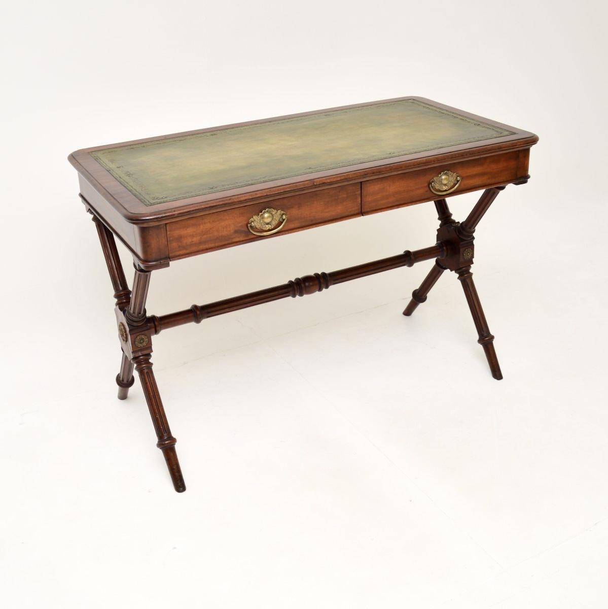 Antique Regency Period Mahogany Writing Desk (1 of 12) Antique Regency Period Mahogany Writing Desk (1 of 12)