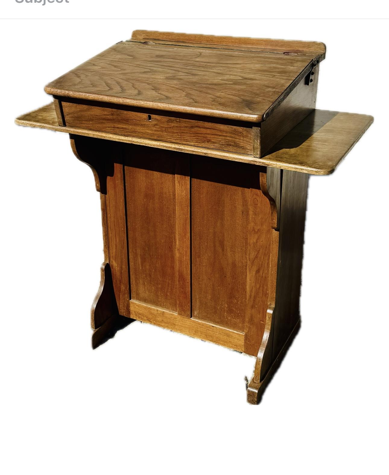 Unusual Large Victorian Pine Desk (1 of 9) Unusual Large Victorian Pine Desk (1 of 9)