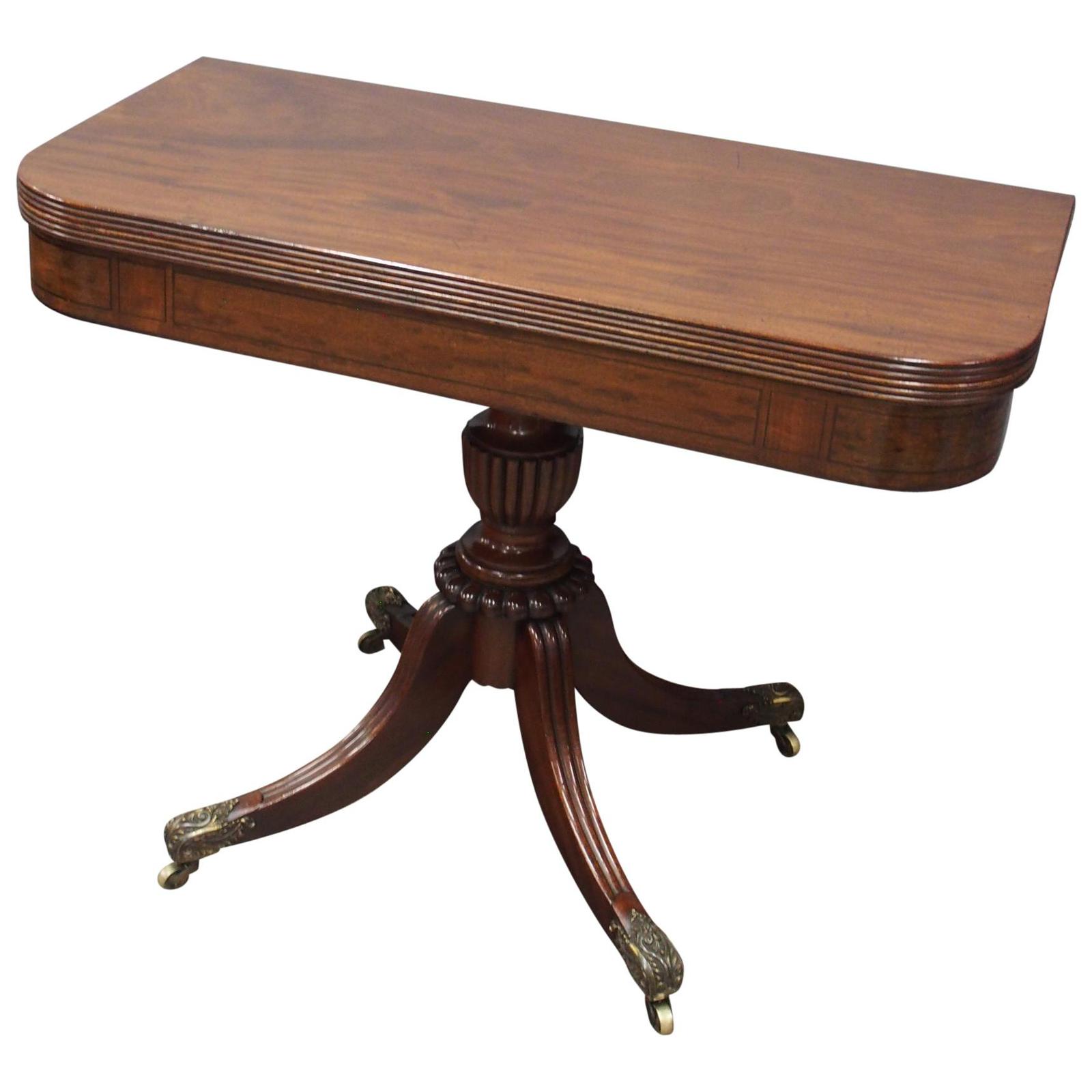 Scottish Mahogany Foldover Tea Table (1 of 11) Scottish Mahogany Foldover Tea Table (1 of 11)