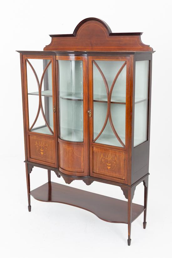 Sheraton Revival Mahogany Display Cabinet (1 of 6) Sheraton Revival Mahogany Display Cabinet (1 of 6)