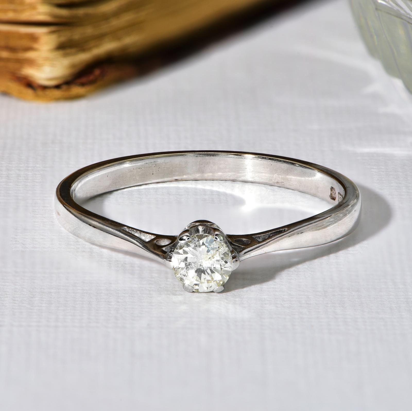 The Vintage 1982 Brilliant Cut Diamond Solitaire Ring (1 of 5) The Vintage 1982 Brilliant Cut Diamond Solitaire Ring (1 of 5)