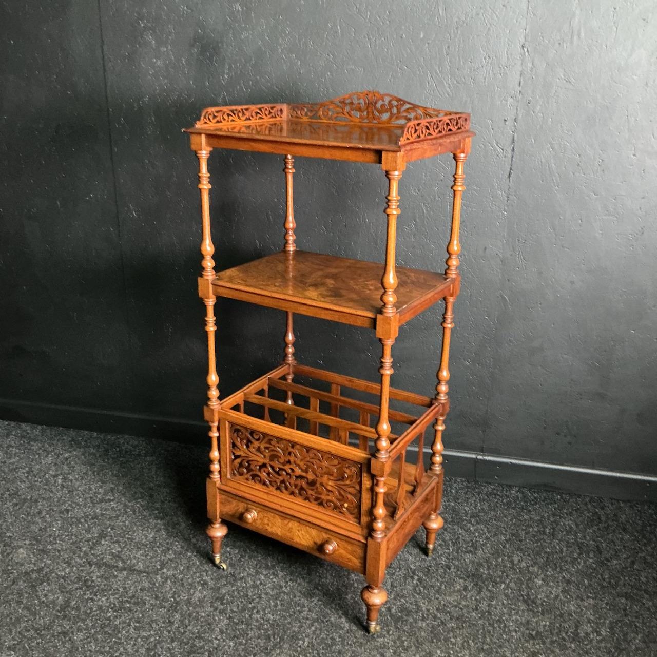 Victorian Burr Walnut Whatnot (1 of 7) Victorian Burr Walnut Whatnot (1 of 7)