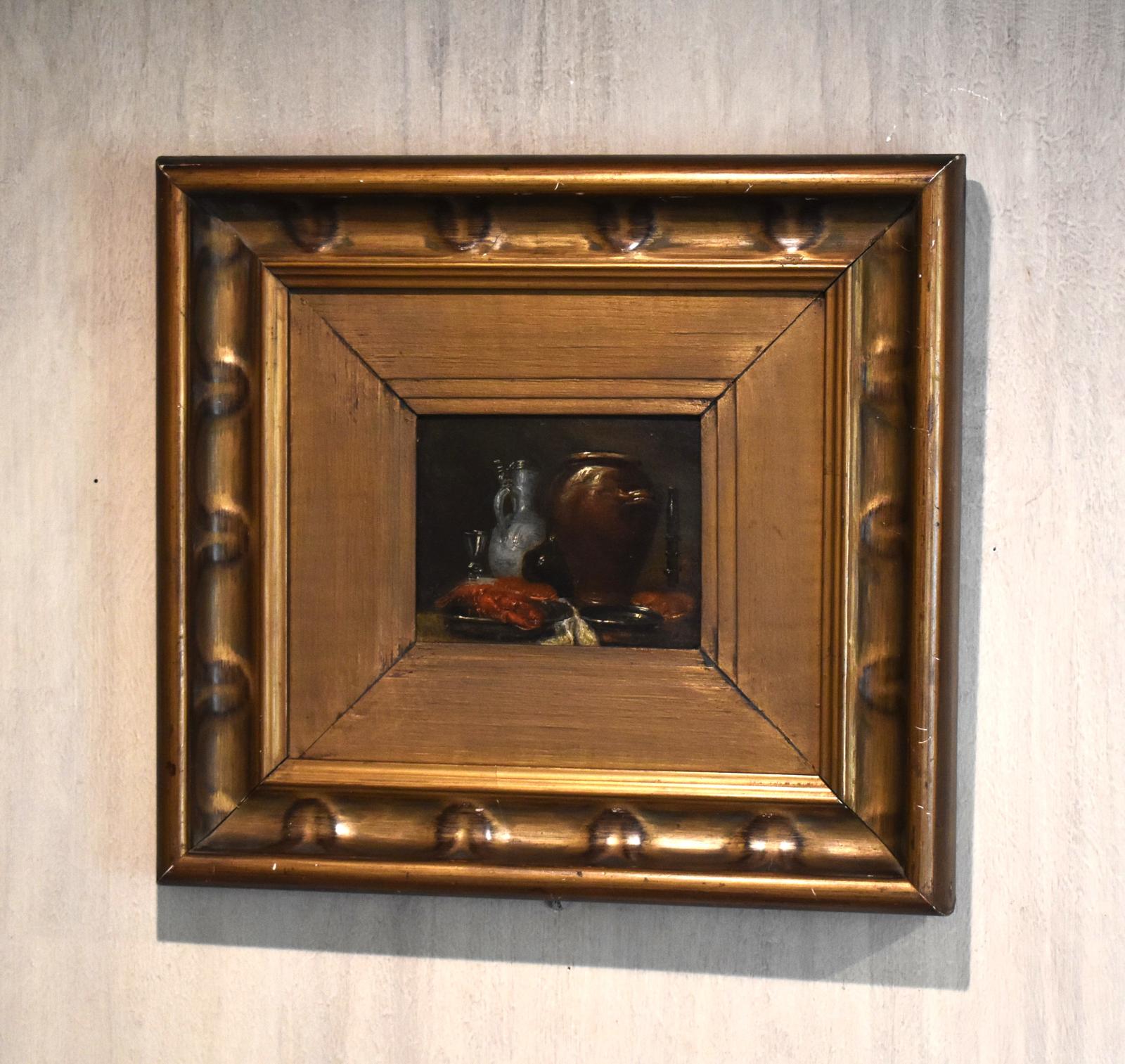 18th Century Still Life Miniature Oil Painting (1 of 6)