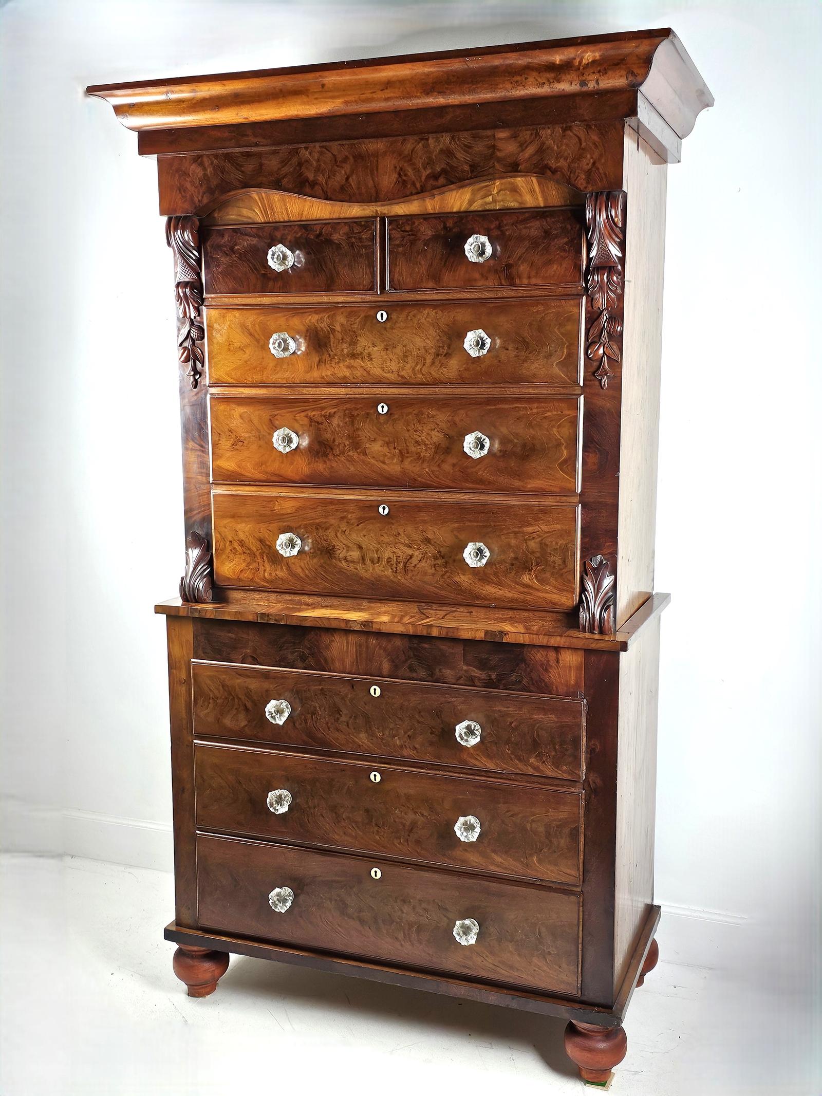 Chest on Chest Tallboy (1 of 12)