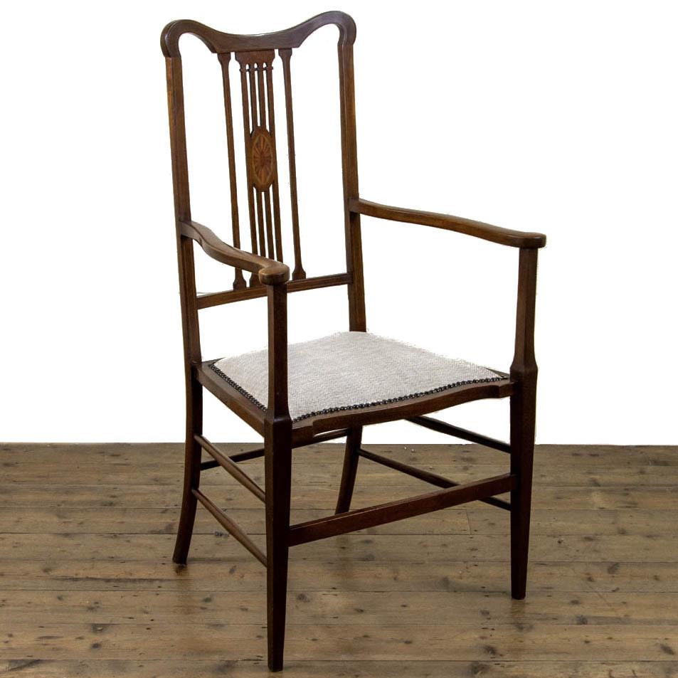 Antique Mahogany Armchair (1 of 8) Antique Mahogany Armchair (1 of 8)