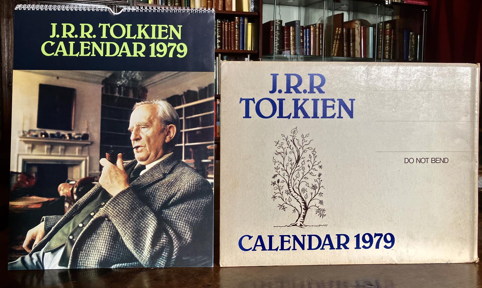 1979 Lord of The Rings Calendar Tolkien 12 x Colour Illustrations + Card Case (1 of 3)