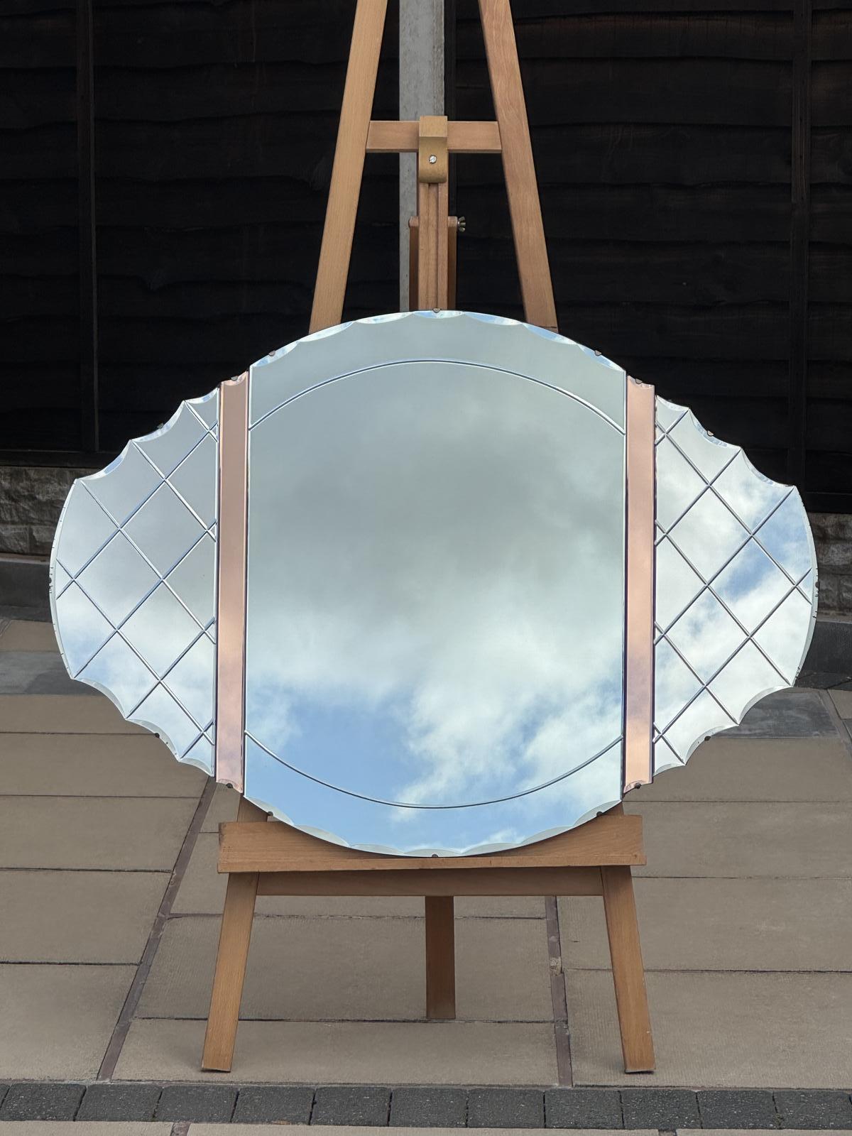 Extra Large Geometric Deco Mirror (1 of 5)