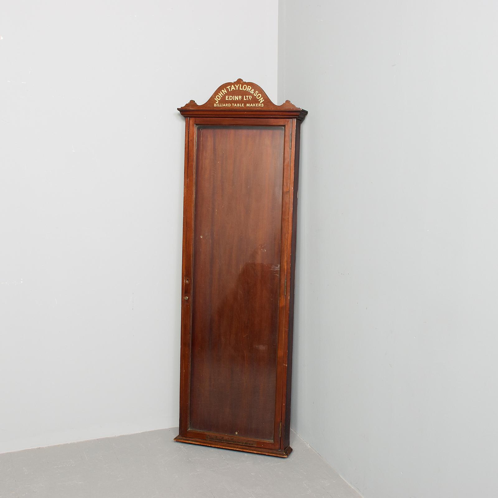 Glazed Cue Cabinet by John Taylor of Edinburgh (1 of 6) Glazed Cue Cabinet by John Taylor of Edinburgh (1 of 6)