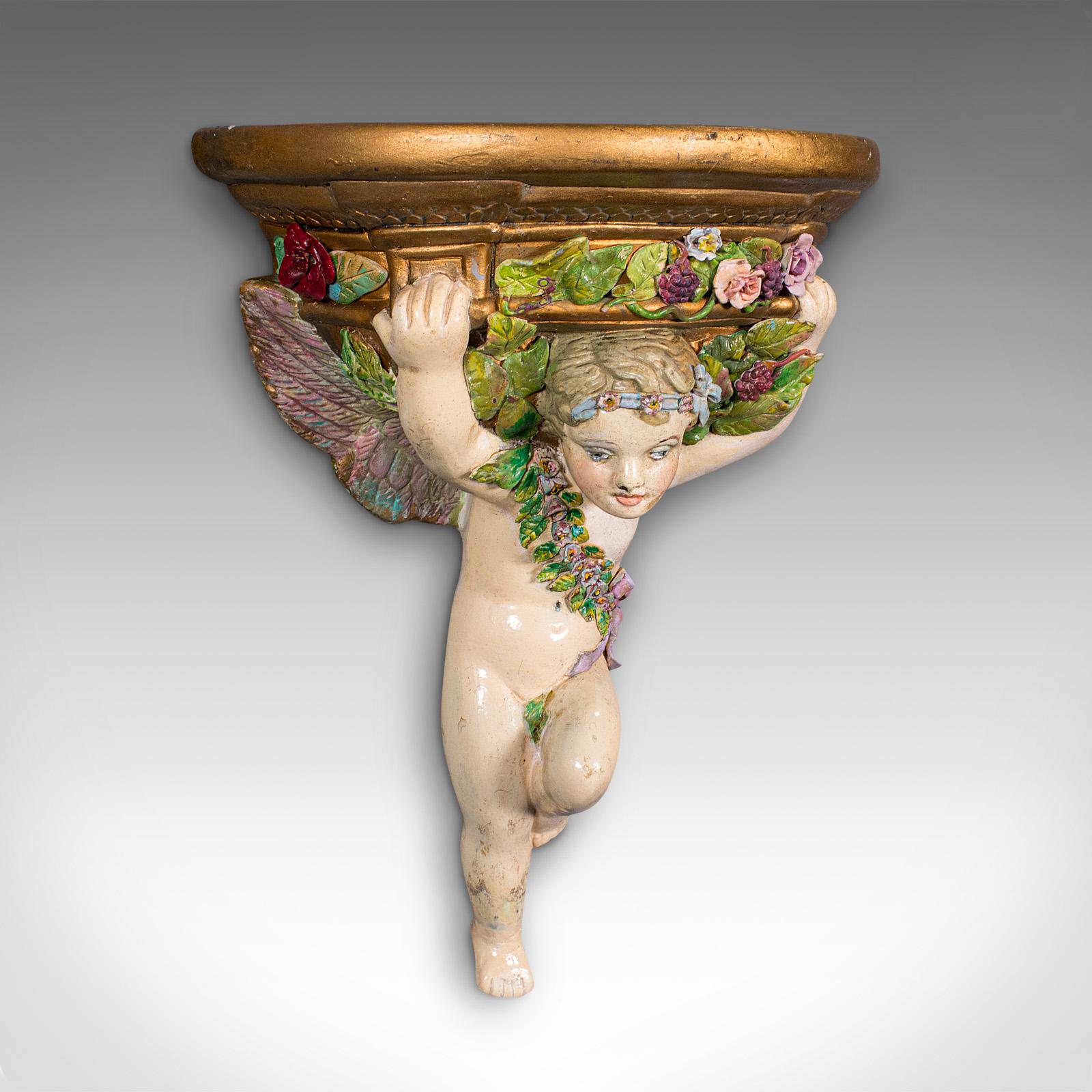 Antique Decorative Clock Mount, English, Plaster, Wall Sconce, Early Victorian (1 of 9) Antique Decorative Clock Mount, English, Plaster, Wall Sconce, Early Victorian (1 of 9)