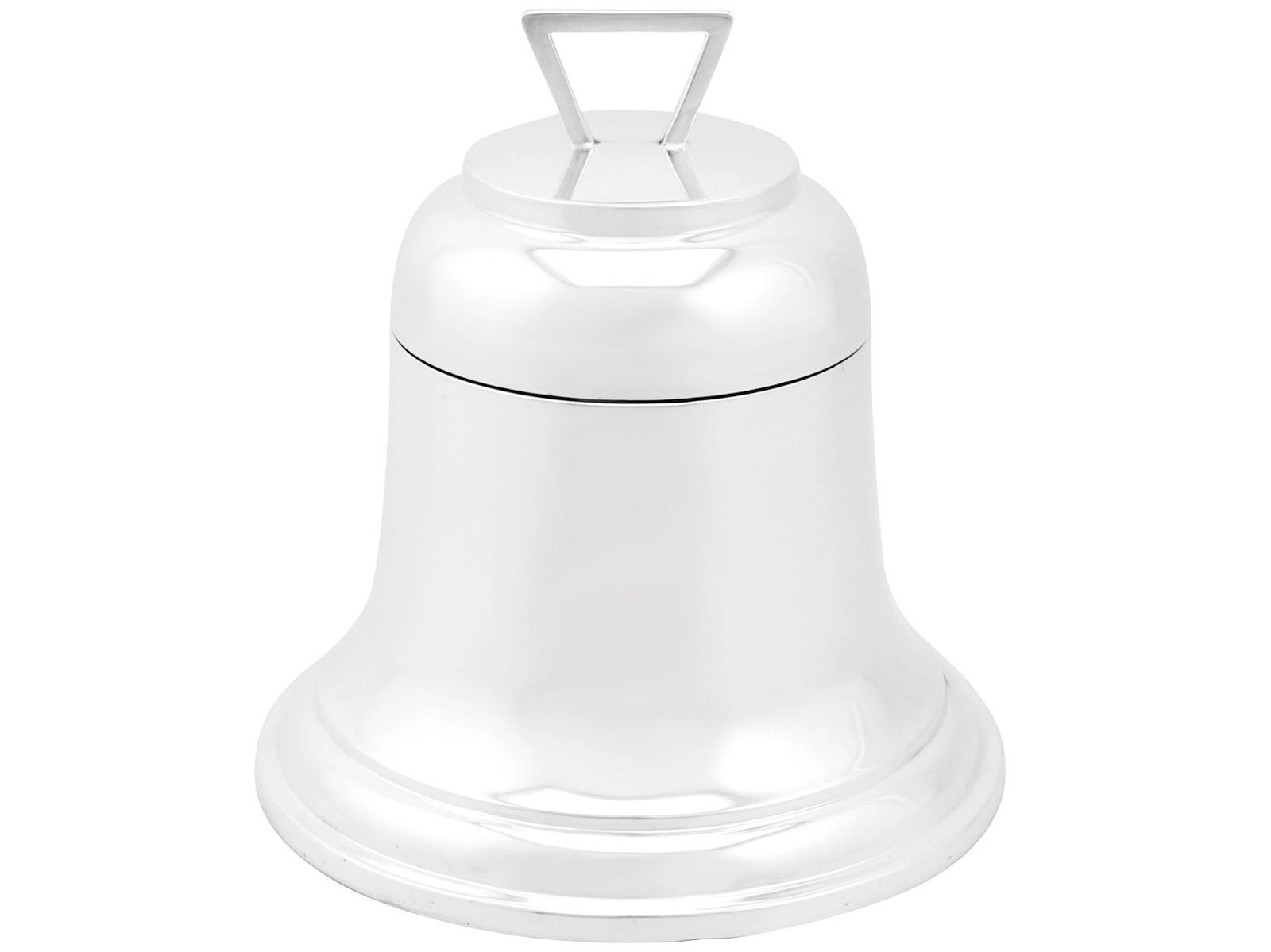 Sterling Silver 'Bell' Inkwell - George V 1928 (1 of 9)