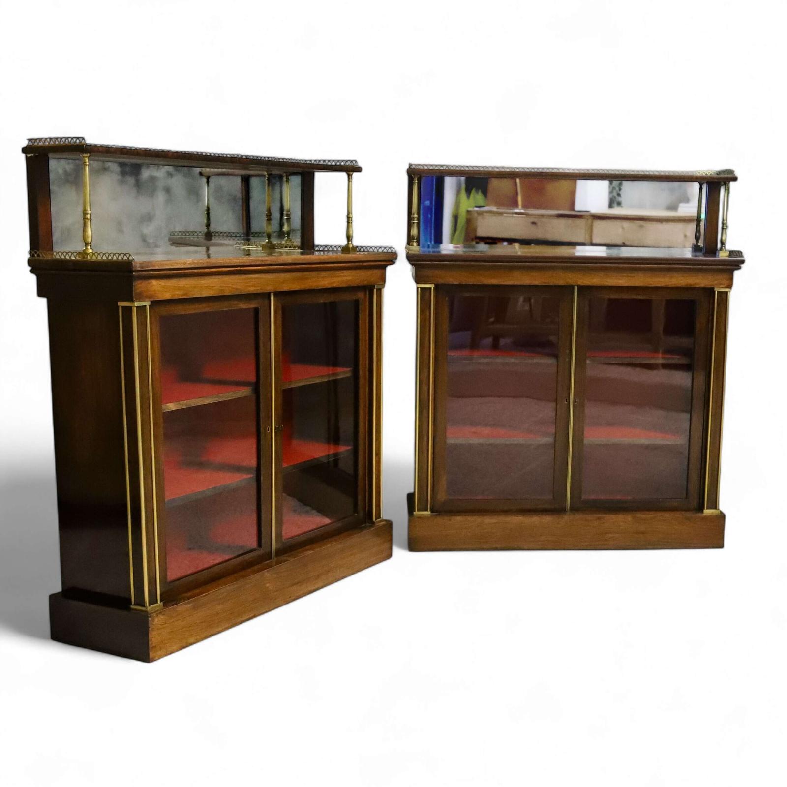 Pair Of 19th Century Regency Period Rosewood Chiffoniers circa 1810 (1 of 15)