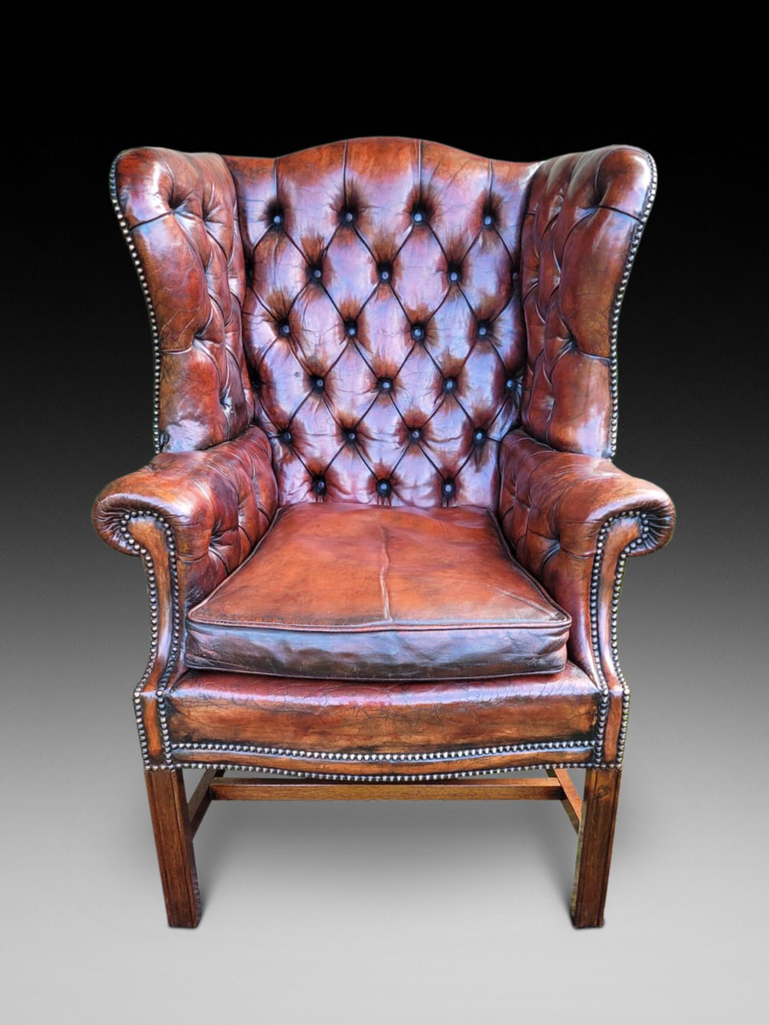 Georgian Style Library Chair (1 of 4)