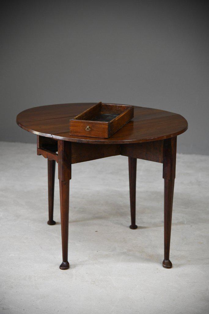 Antique Fruitwood Drop Leaf Table (1 of 12)