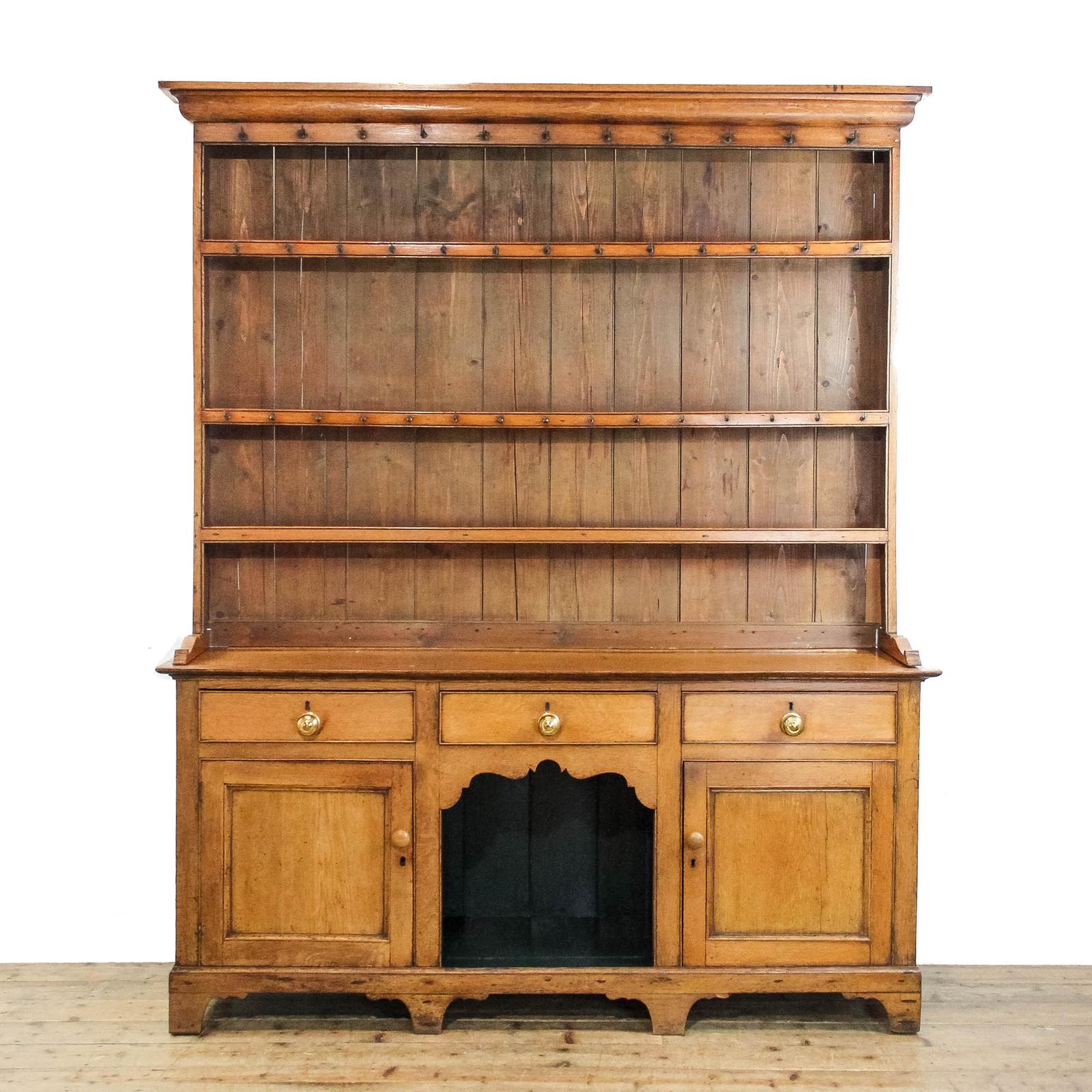 Antique 19th Century Pale Oak Welsh Dresser (1 of 12)