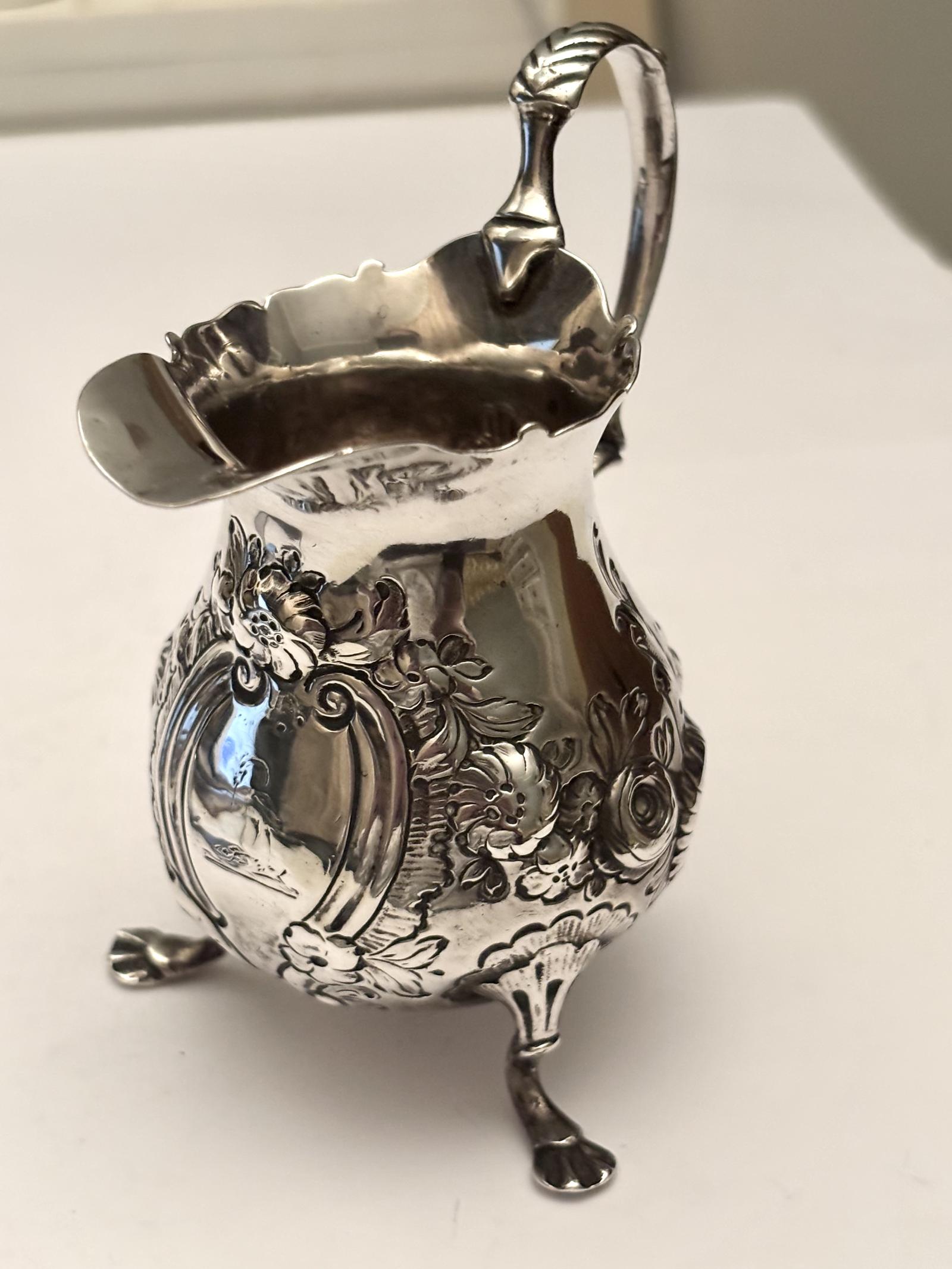 Antique George II Silver Cream Jug London 1748 William Robertson (1 of 12) Antique George II Silver Cream Jug London 1748 William Robertson (1 of 12)