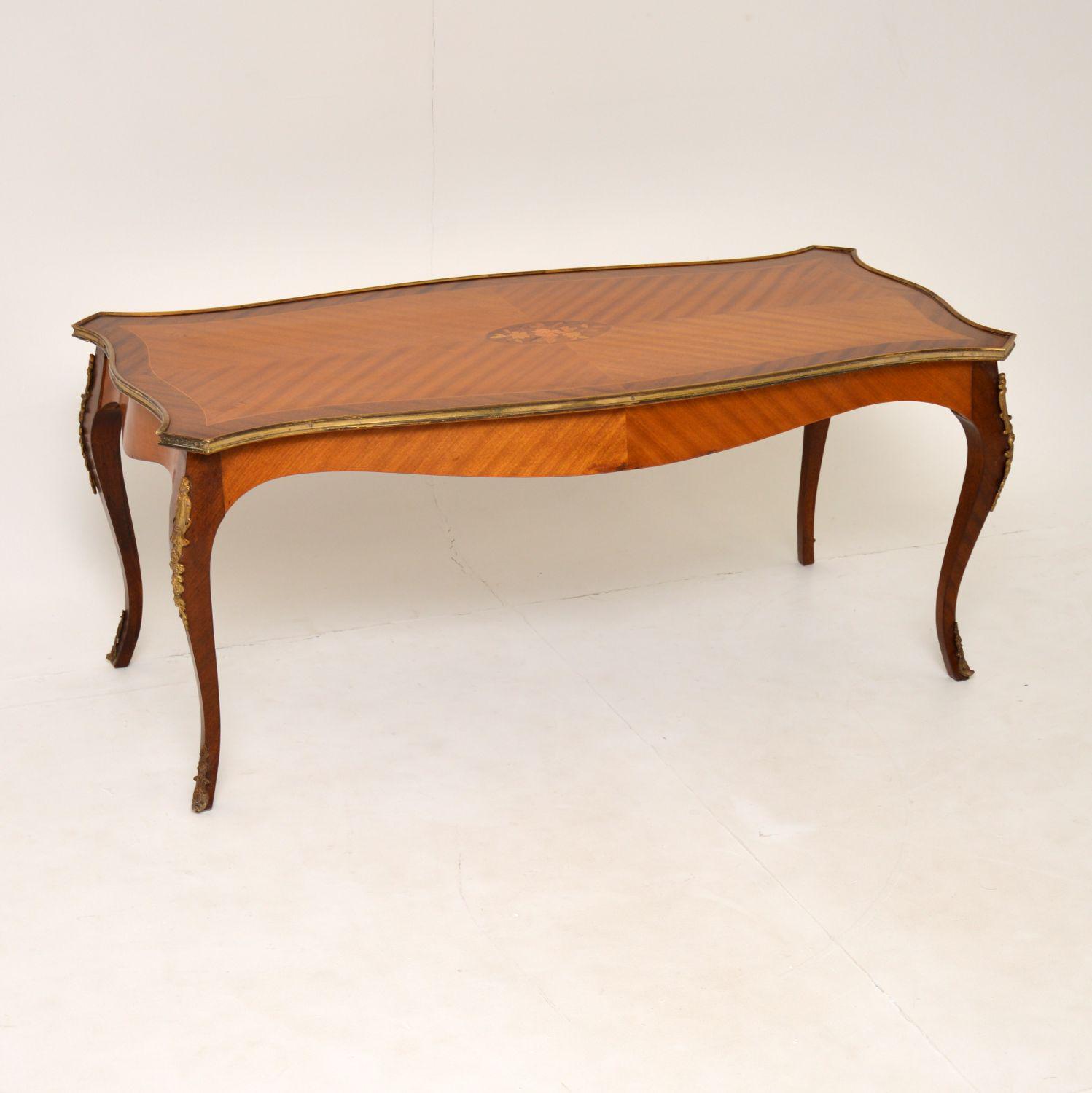 Antique French Inlaid Marquetry Coffee Table (1 of 8) Antique French Inlaid Marquetry Coffee Table (1 of 8)