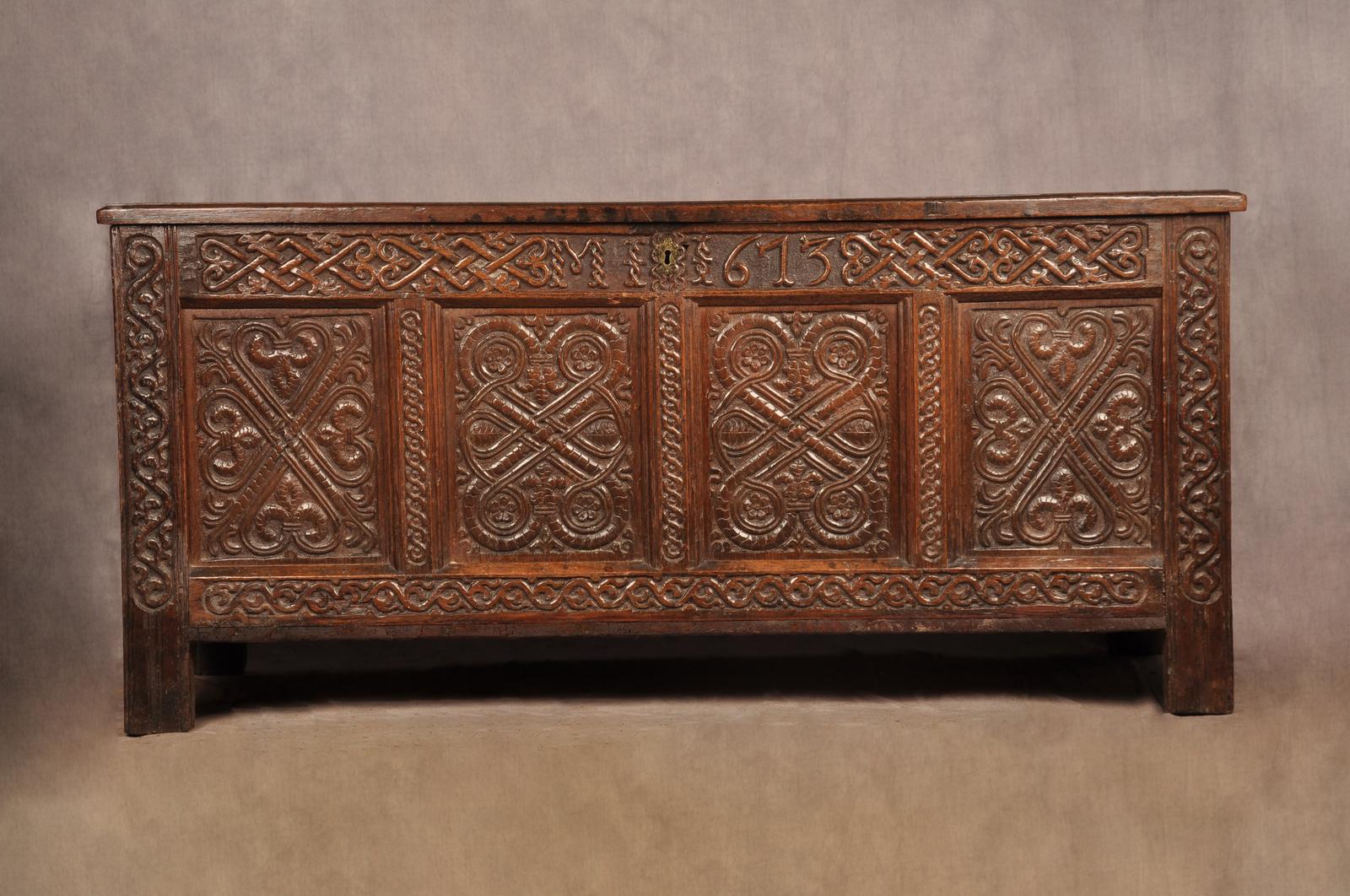Dated 17th Century Lakeland Coffer (1 of 9)