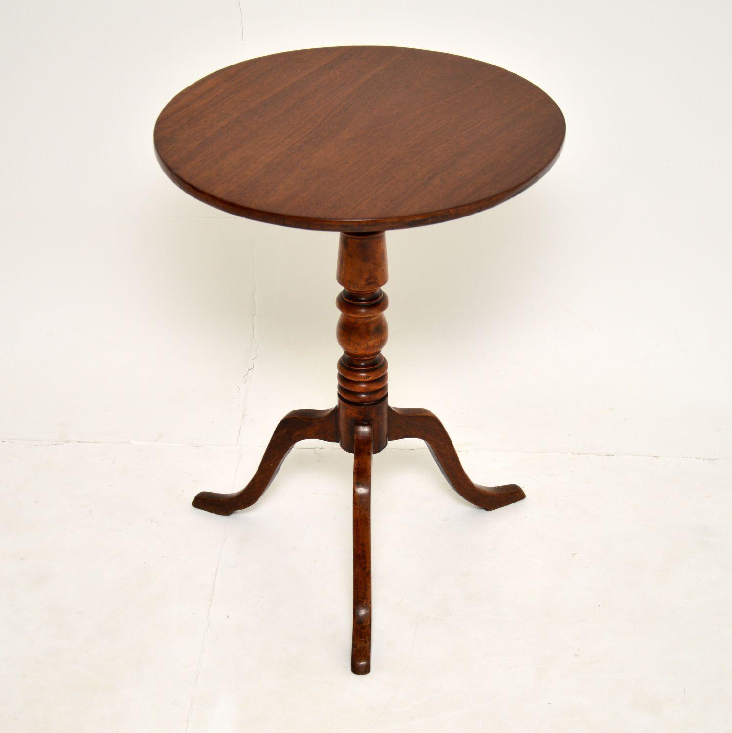 Antique Georgian Mahogany Tilt Top Tripod Table (1 of 7) Antique Georgian Mahogany Tilt Top Tripod Table (1 of 7)