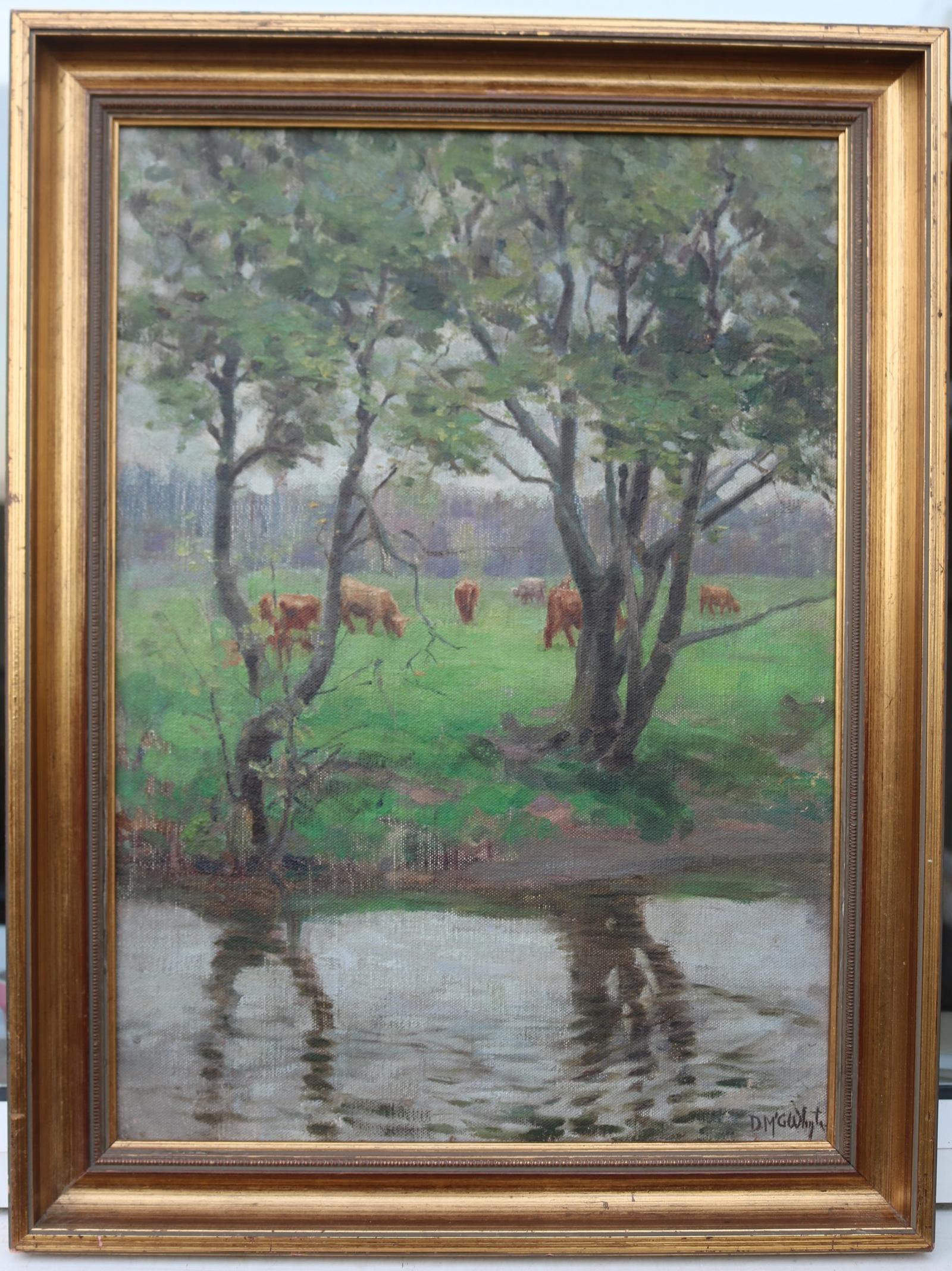 Cattle by the Waters Edge by Duncan MacGregor Whyte (1 of 6)