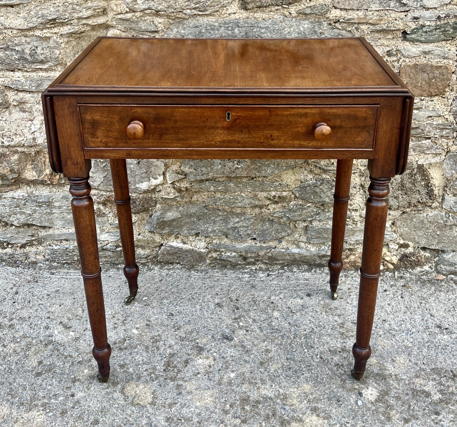 Regency Mahogany Drop Leaf Work Table (1 of 22) Regency Mahogany Drop Leaf Work Table (1 of 22)