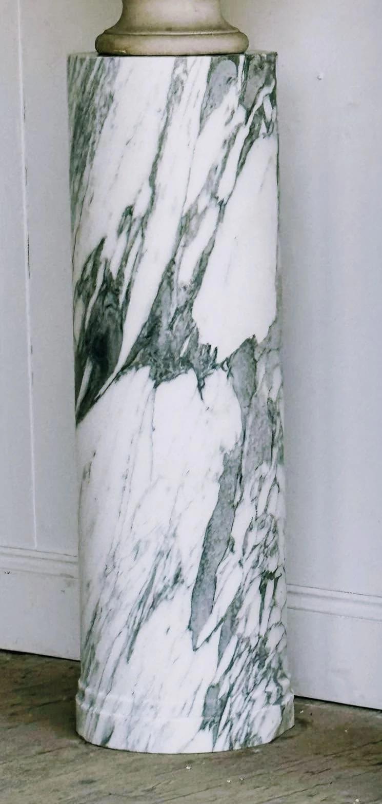 Arabescato Marble Grand Tour Column (1 of 3) Arabescato Marble Grand Tour Column (1 of 3)