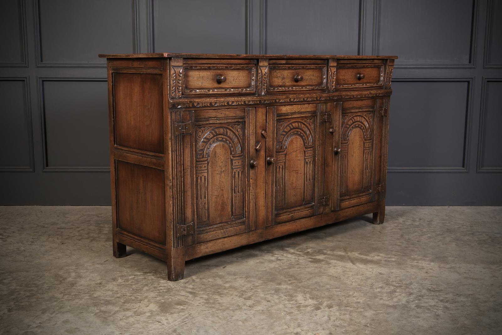 Carved Oak Sideboard (1 of 14) Carved Oak Sideboard (1 of 14)