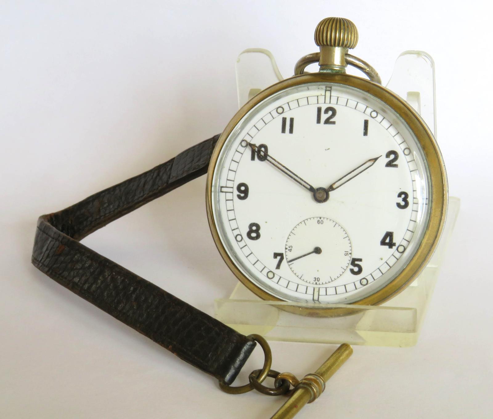 Pocket Watch: 1940s Enicar Pocket Watch & Albert (1 of 4)