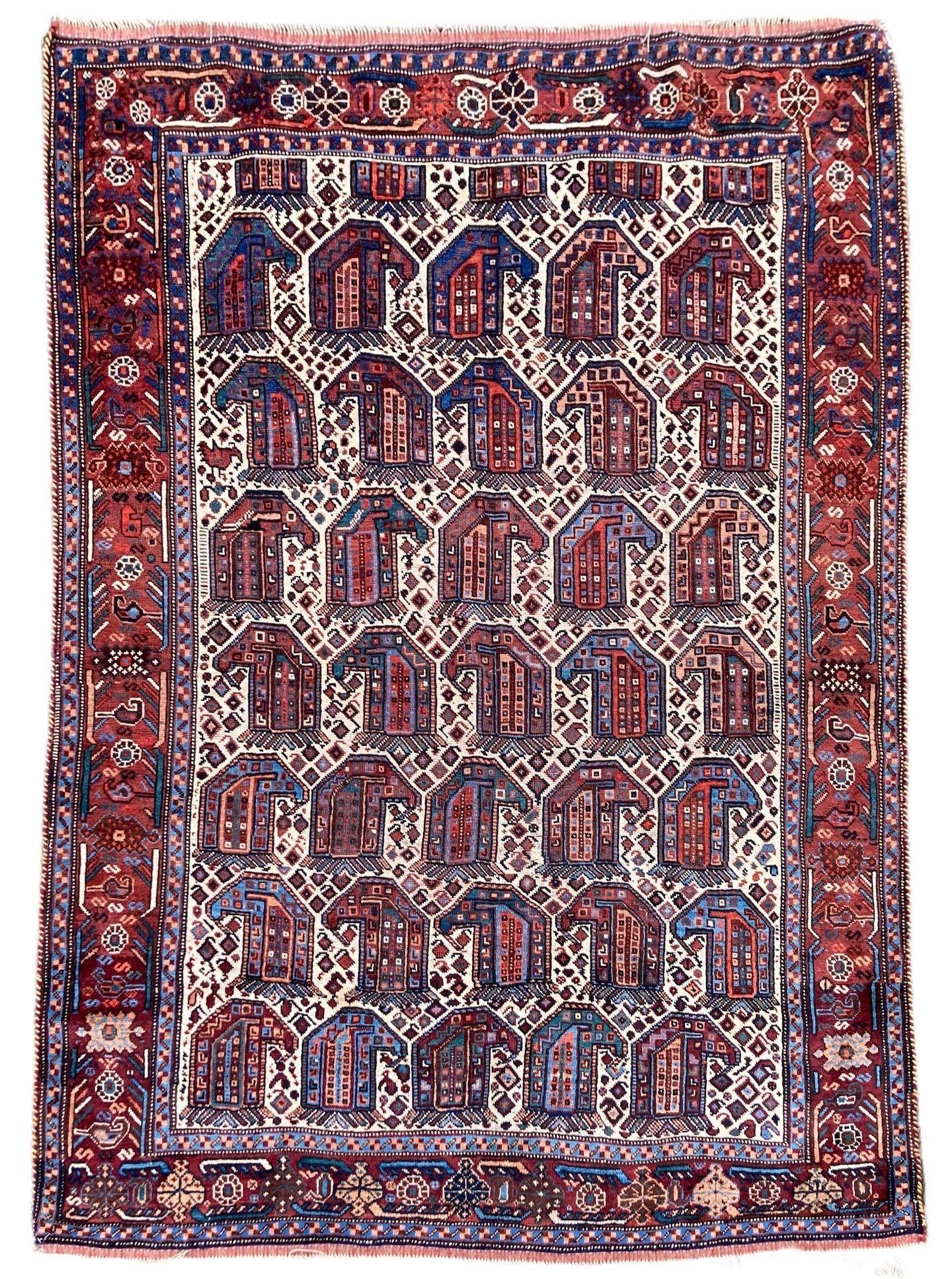 Antique Khamseh Rug (1 of 15)