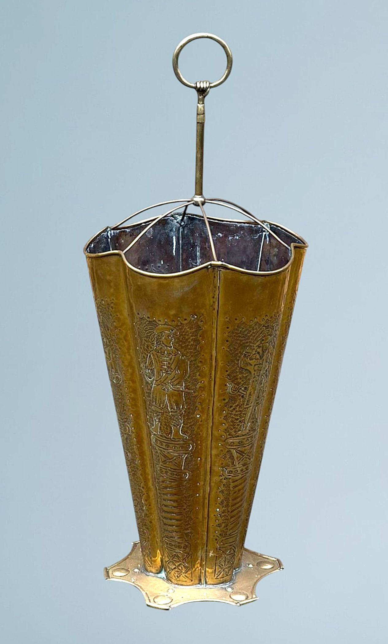 Antique Brass Stick Stand / Brass Umbrella Stand (1 of 15)