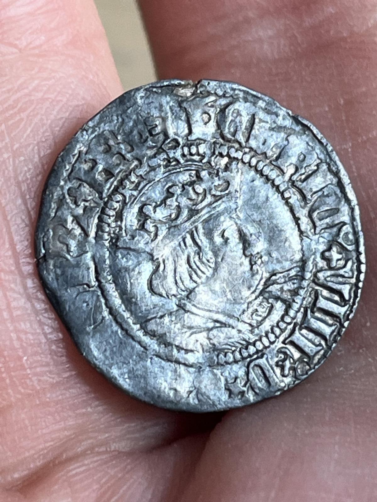 Henry VIII Silver Halfgroat - Archbishop Lee Mm. Key -  CIVITAS EBORACI (1 of 10)