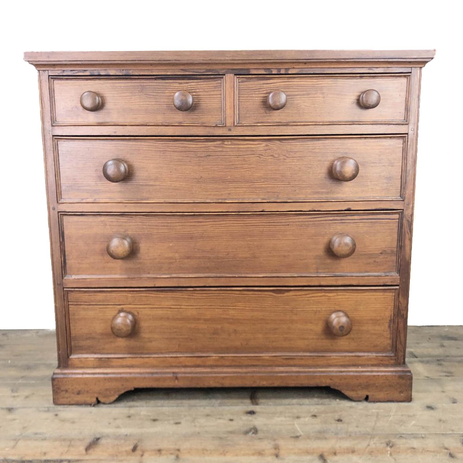 Antique Pitch Pine Chest of Drawers (1 of 10) Antique Pitch Pine Chest of Drawers (1 of 10)