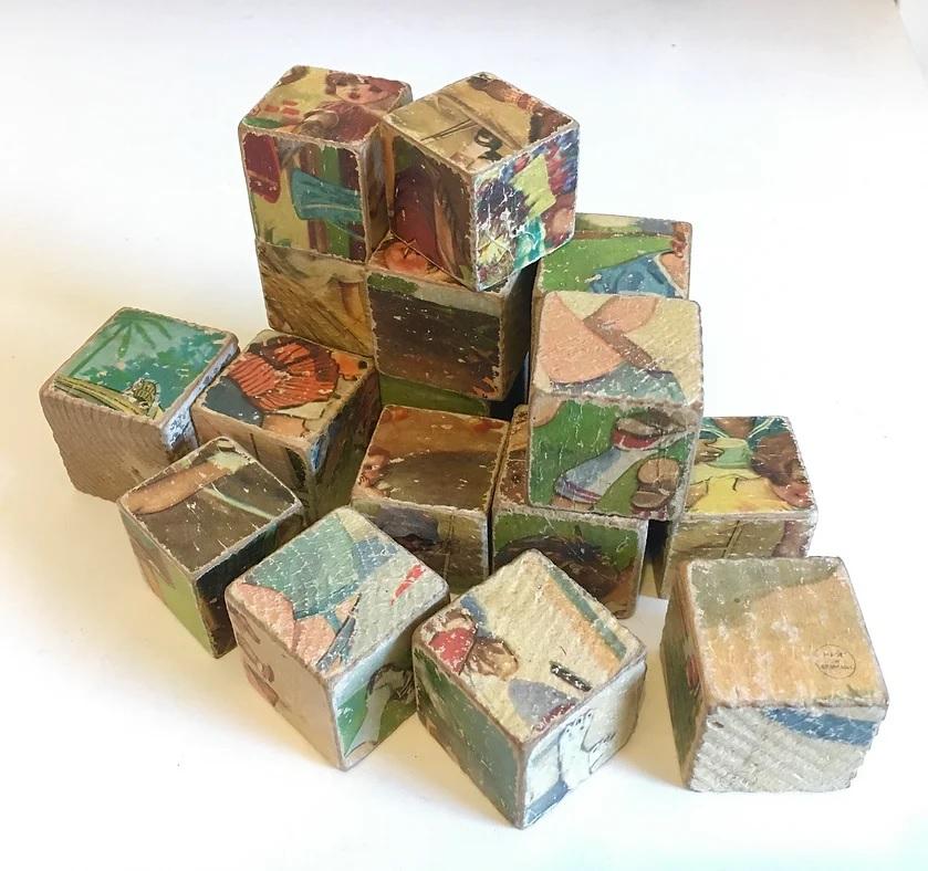 Vintage Children's Building Blocks (1 of 2)