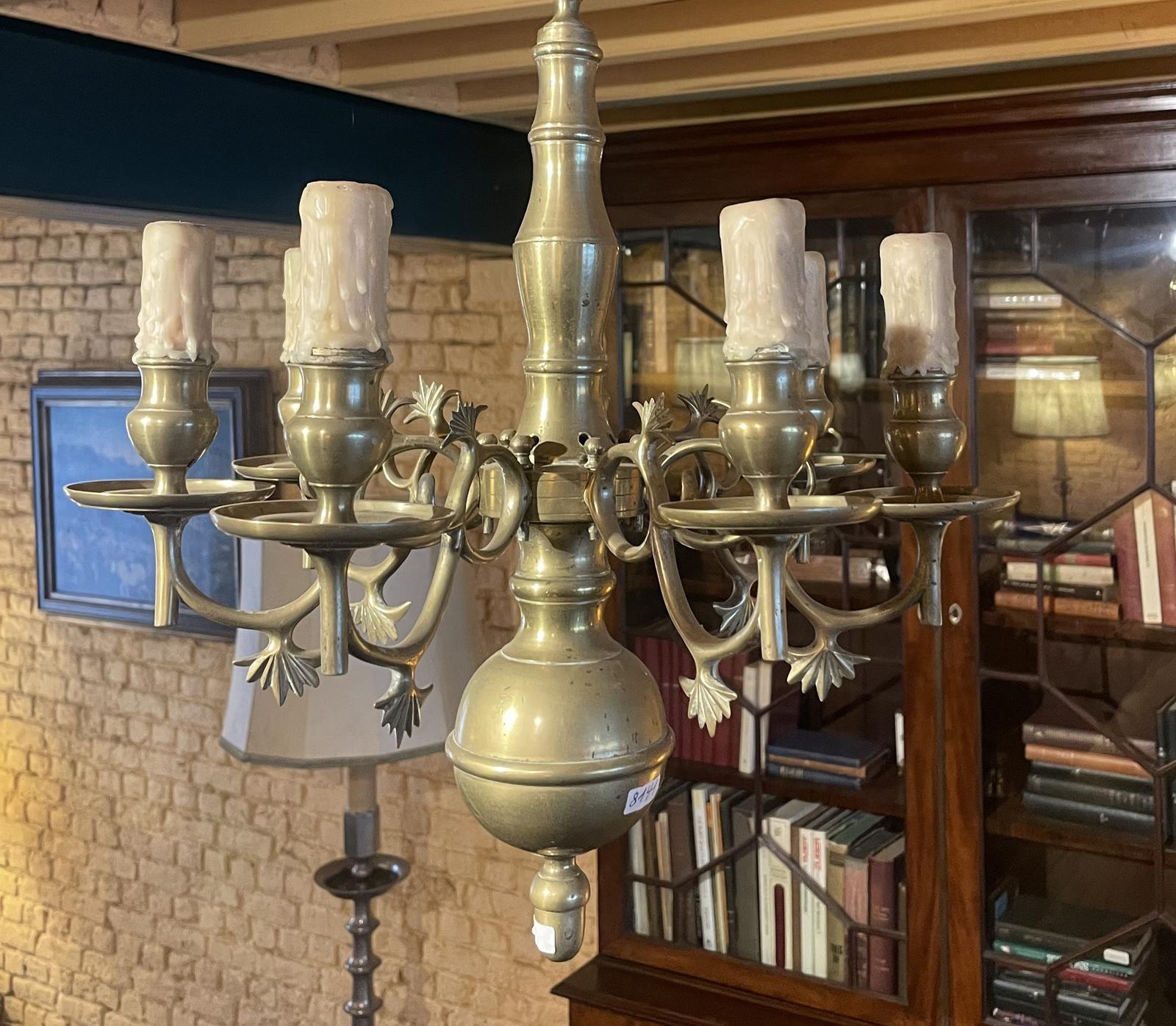 Renaissance Style Chandelier in Bronze with 6 - 19th Century (1 of 12) Renaissance Style Chandelier in Bronze with 6 - 19th Century (1 of 12)